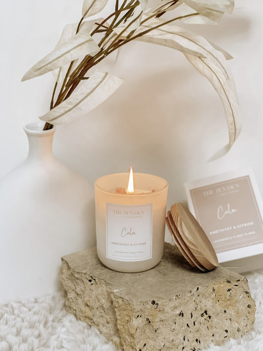 Calm Crystal Candle