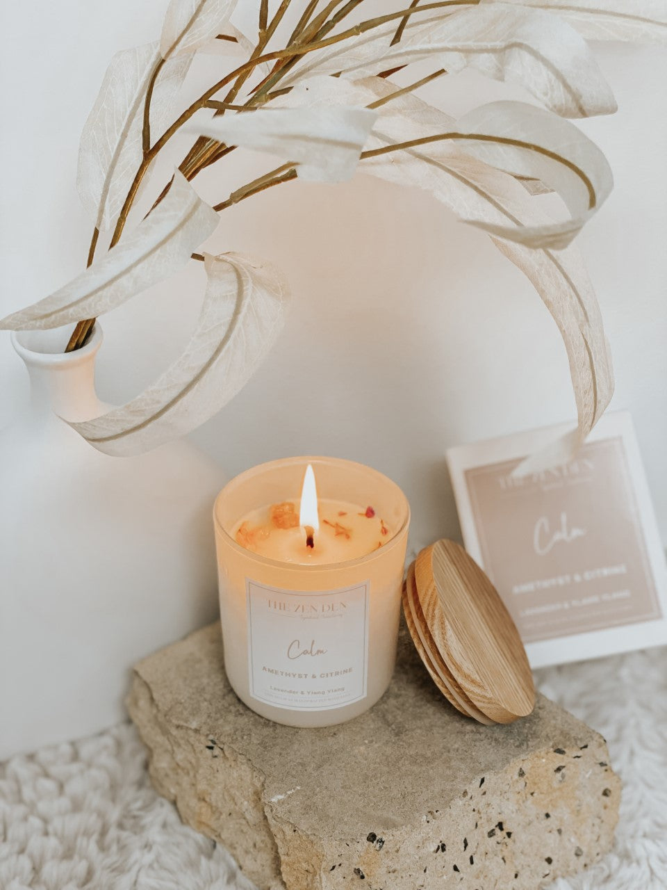 Calm Crystal Candle