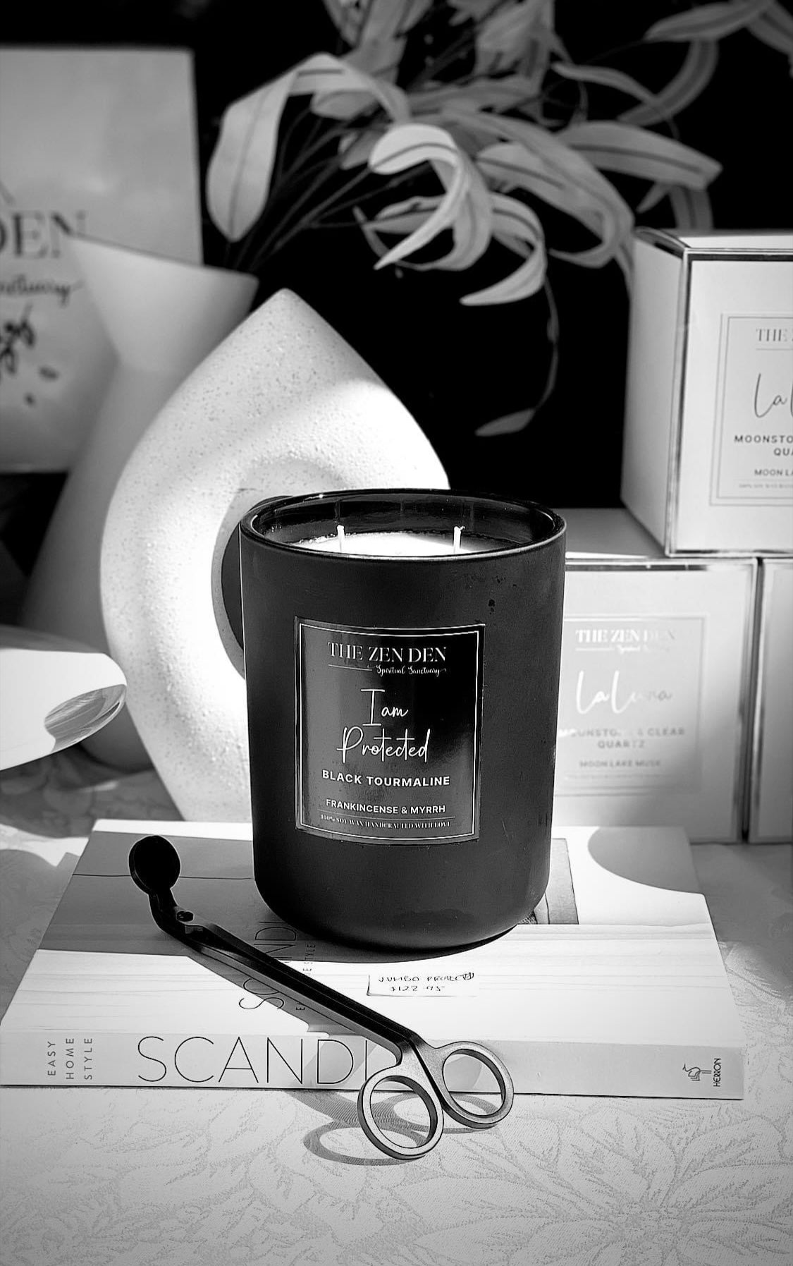 Protection Jumbo Crystal Candle