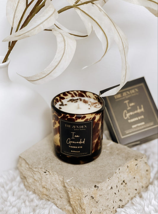 Grounding Crystal Candle