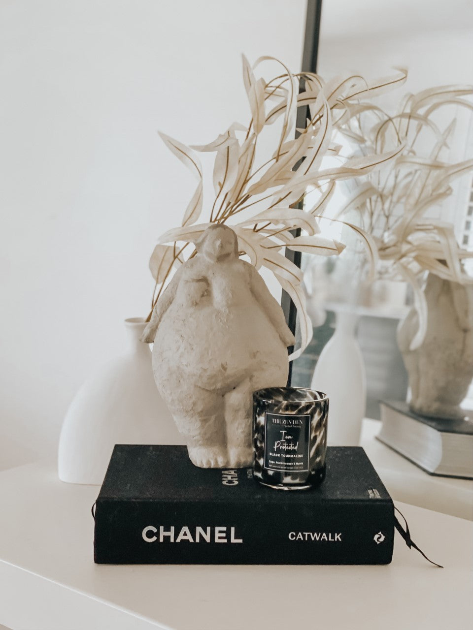 Protection Crystal Candle